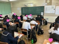 1年生のテスト中