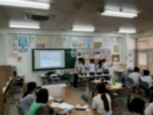 体育大会についての発表