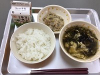 今日の給食