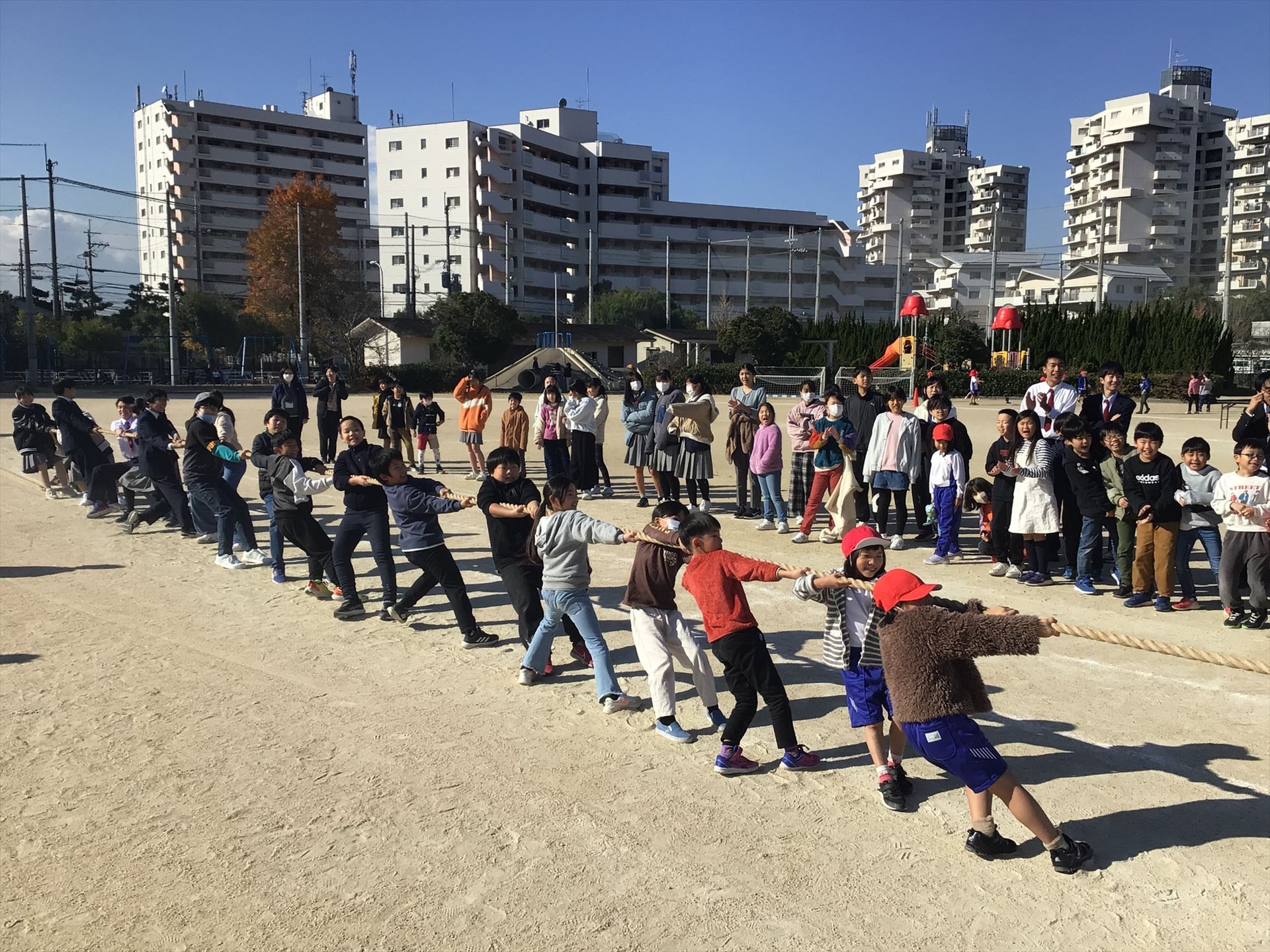 6　たてわり　綱引き大会