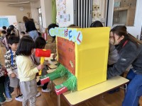 わにさんをたたくよ！おうちの方が操作してくれています