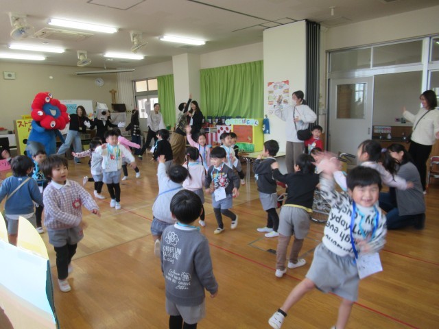 みんなでダンスをしたよ