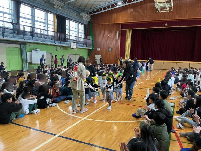 3歳児のお友だちも、一緒にご挨拶＊＾＾＊